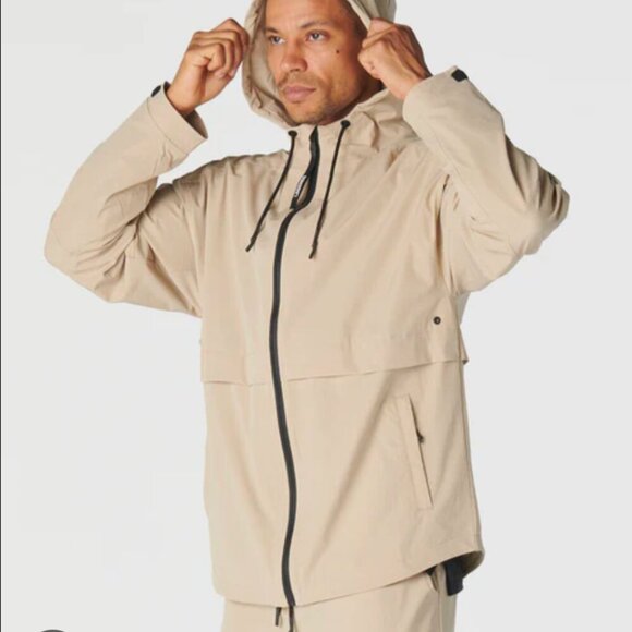 Legends Men's Crosswind Packable Jacket Size Small Beige NEW - Picture 4 of 16